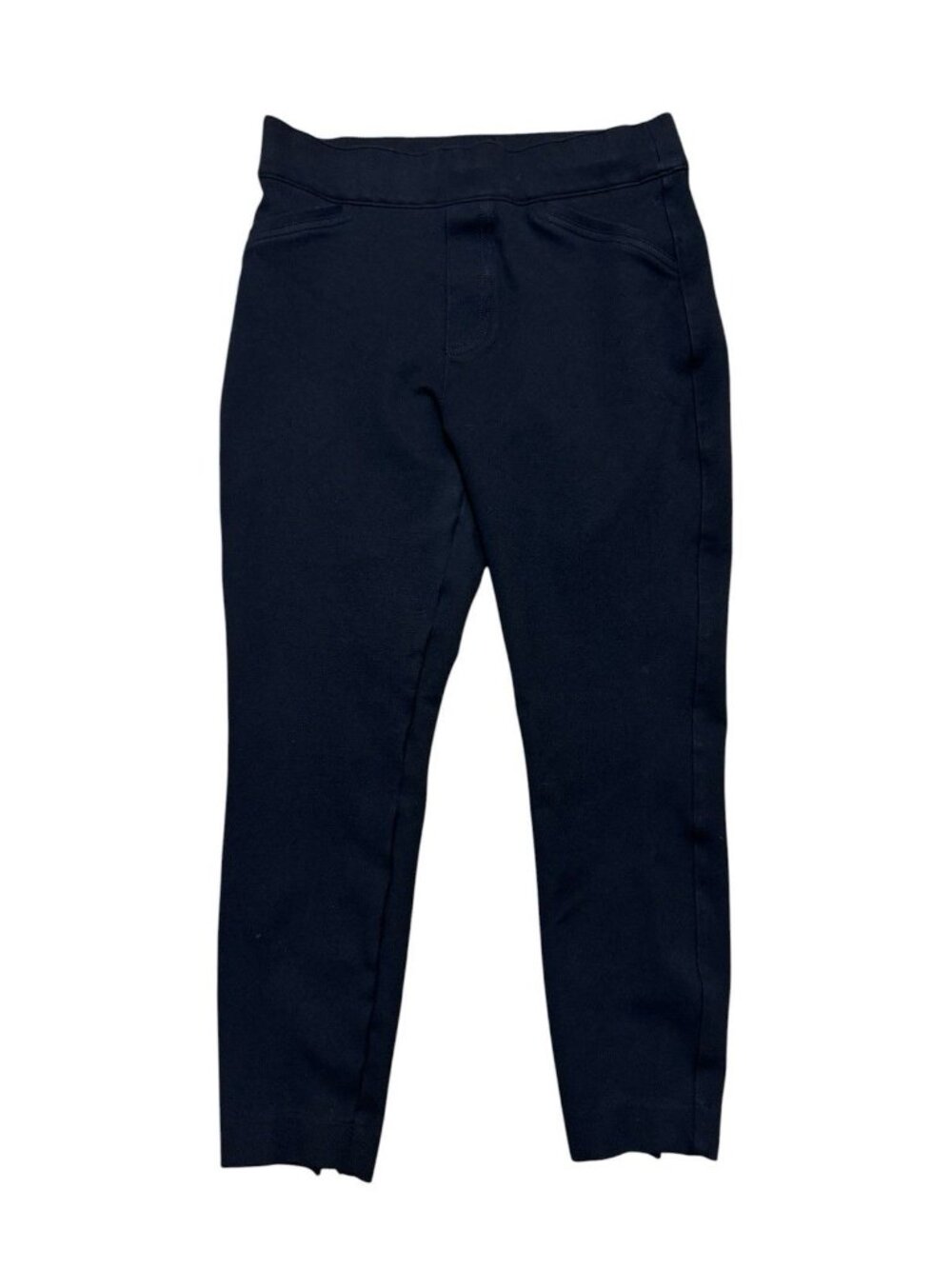 Spanx Black Pull On Pants Medium Ponte Slim Stretch Ankle